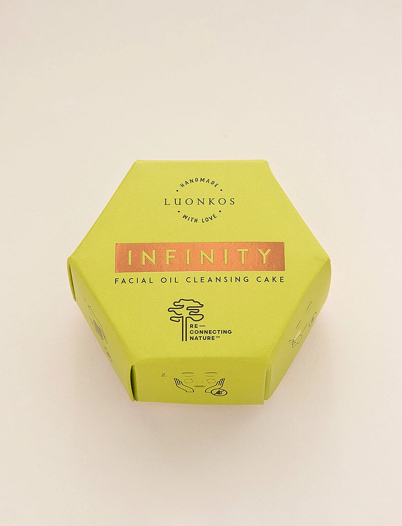Luonkos - Infinity facial oil cleansing cake, forest microbes - puhastaja - brown - 2