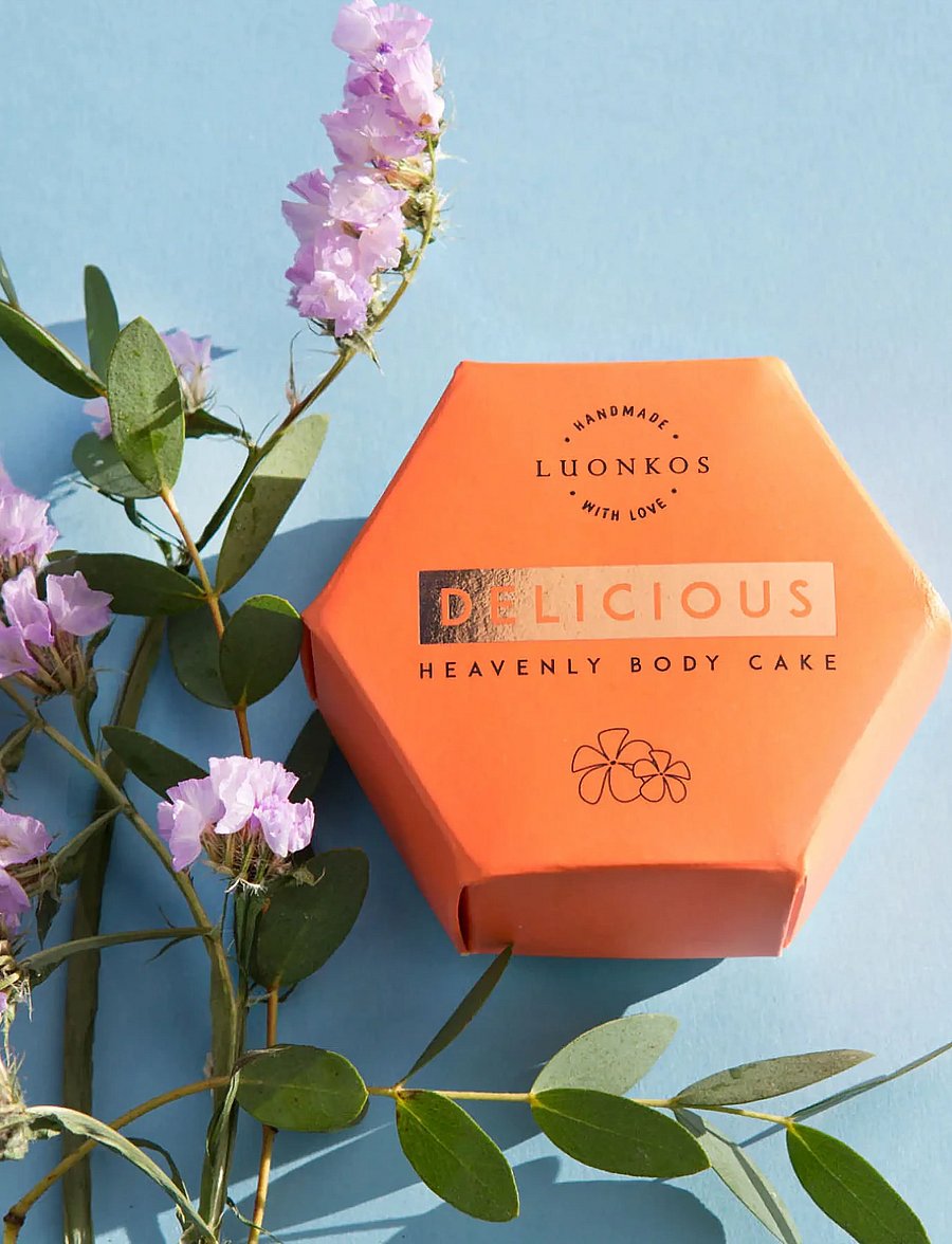 Luonkos - Delicious heavenly body oil cake - kehaõlid - pink - 3