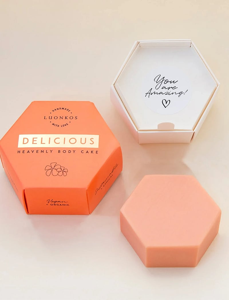 Luonkos - Delicious heavenly body oil cake - travel sizes & kits - pink - 3