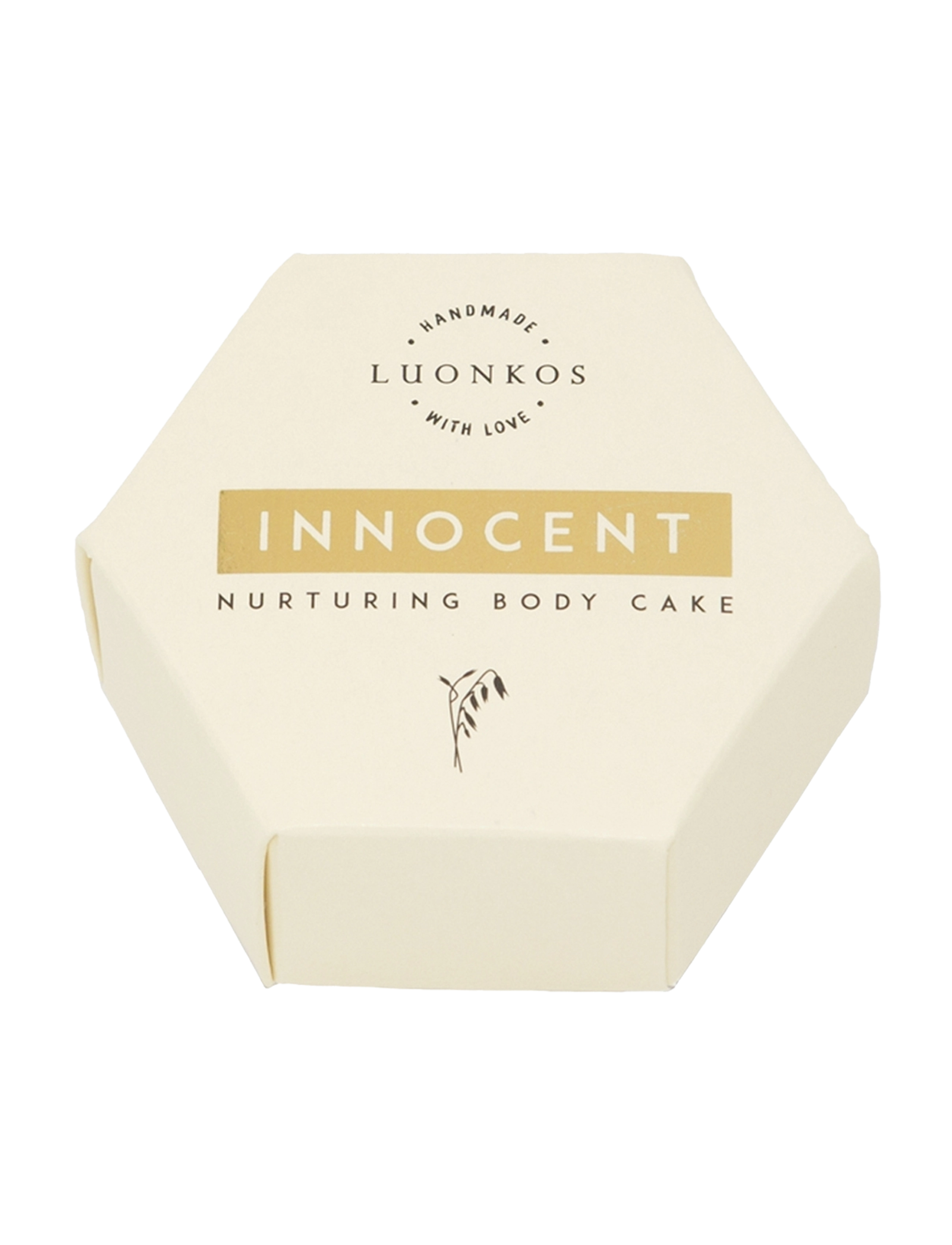 Luonkos Innocent nurturing body oil cake - Kroppsolja - WHITE / clear