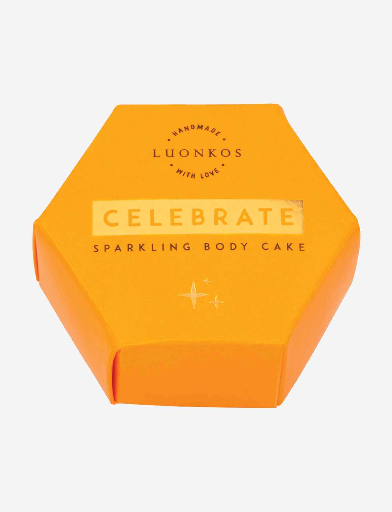 Luonkos - Celebrate sparkling body oli cake - resestorlekar & kits - golden - 0