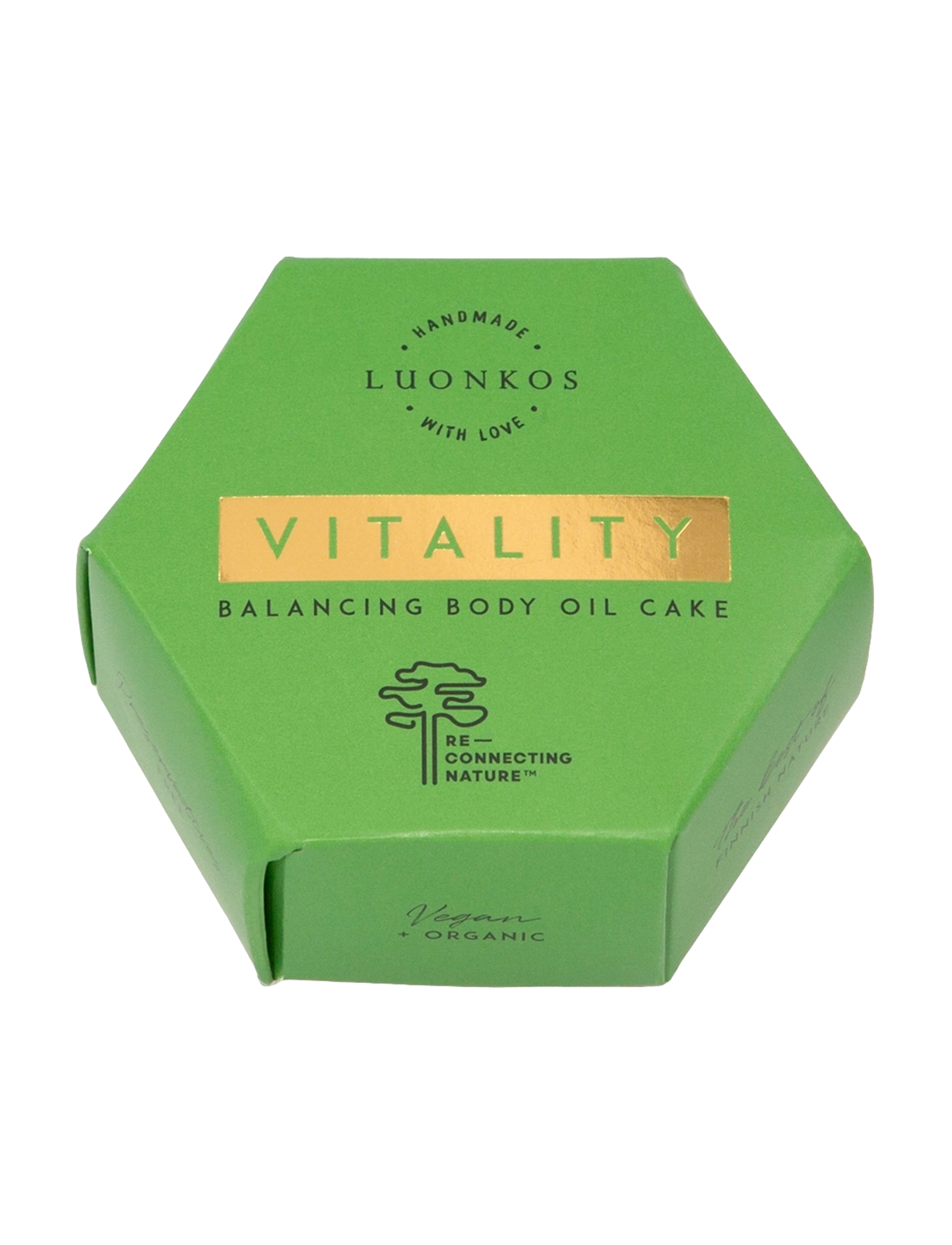 Luonkos Vitality Balancing Body Oil Cake, Forest Microbes, Body Vinegar & Dressing Bottless, Nude, Str: 60 ml