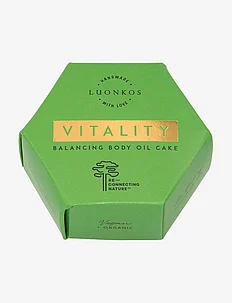 Vitality balancing body oil cake, forest microbes, Luonkos