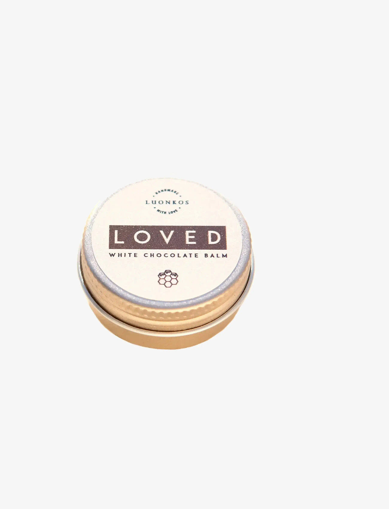 Luonkos - Loved white chocolate balm 10 ml - huulepalsamid - white - 0