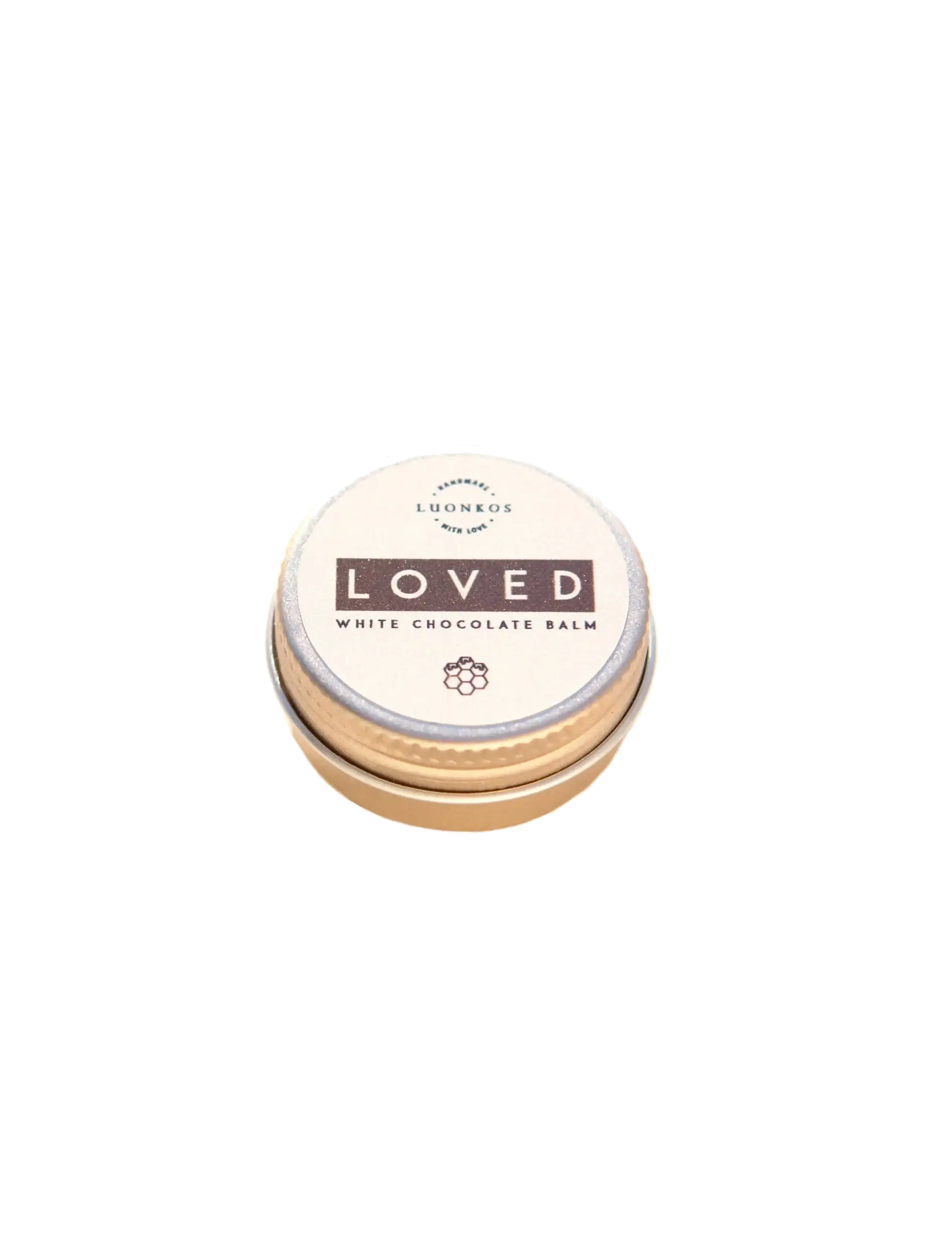 Luonkos Loved white chocolate balm 10 ml - Hudvård - WHITE / clear
