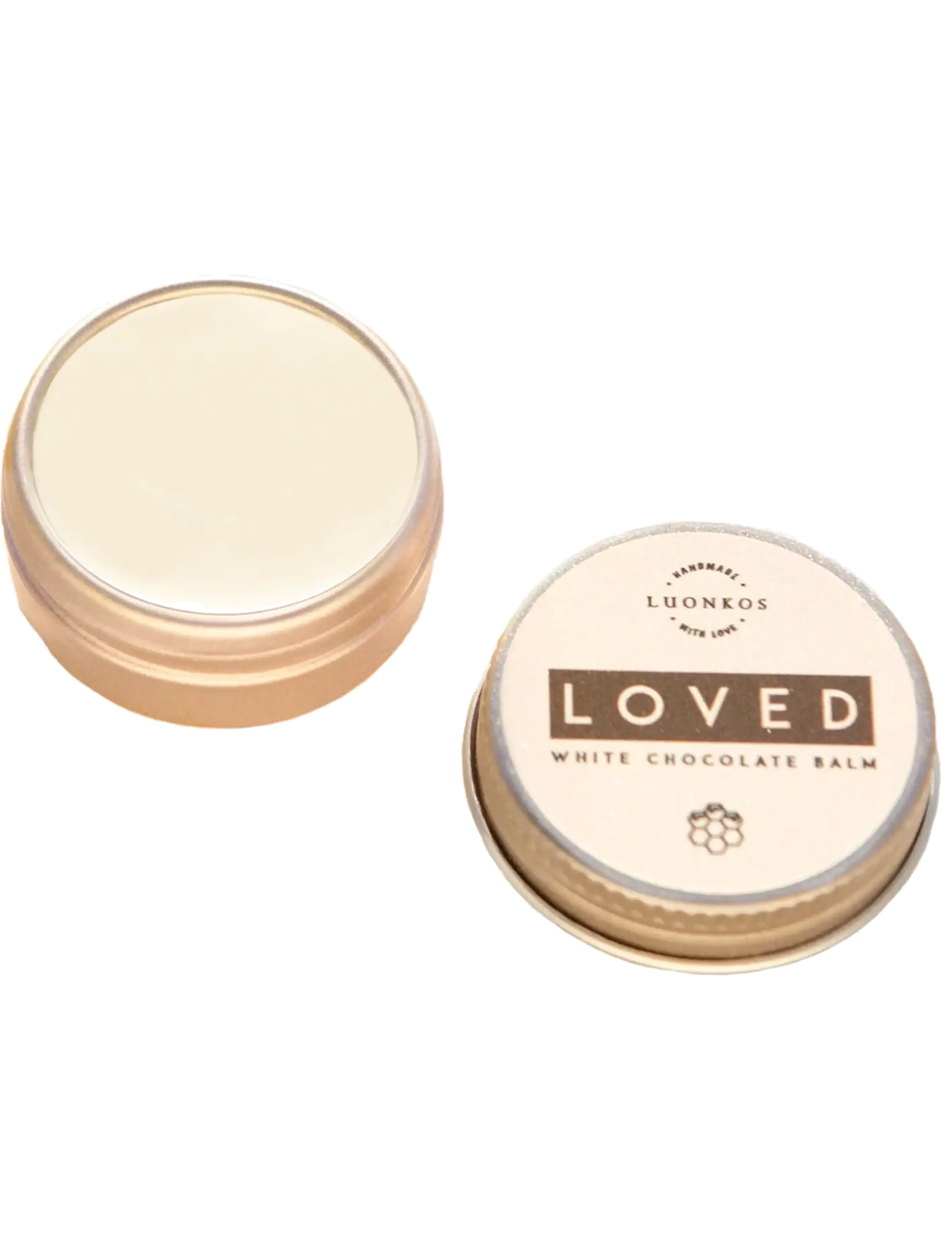 Luonkos - Loved white chocolate balm 10 ml - lūpu balzams - white - 1