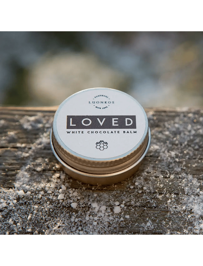 Luonkos - Loved white chocolate balm 10 ml - huulepalsamid - white - 2