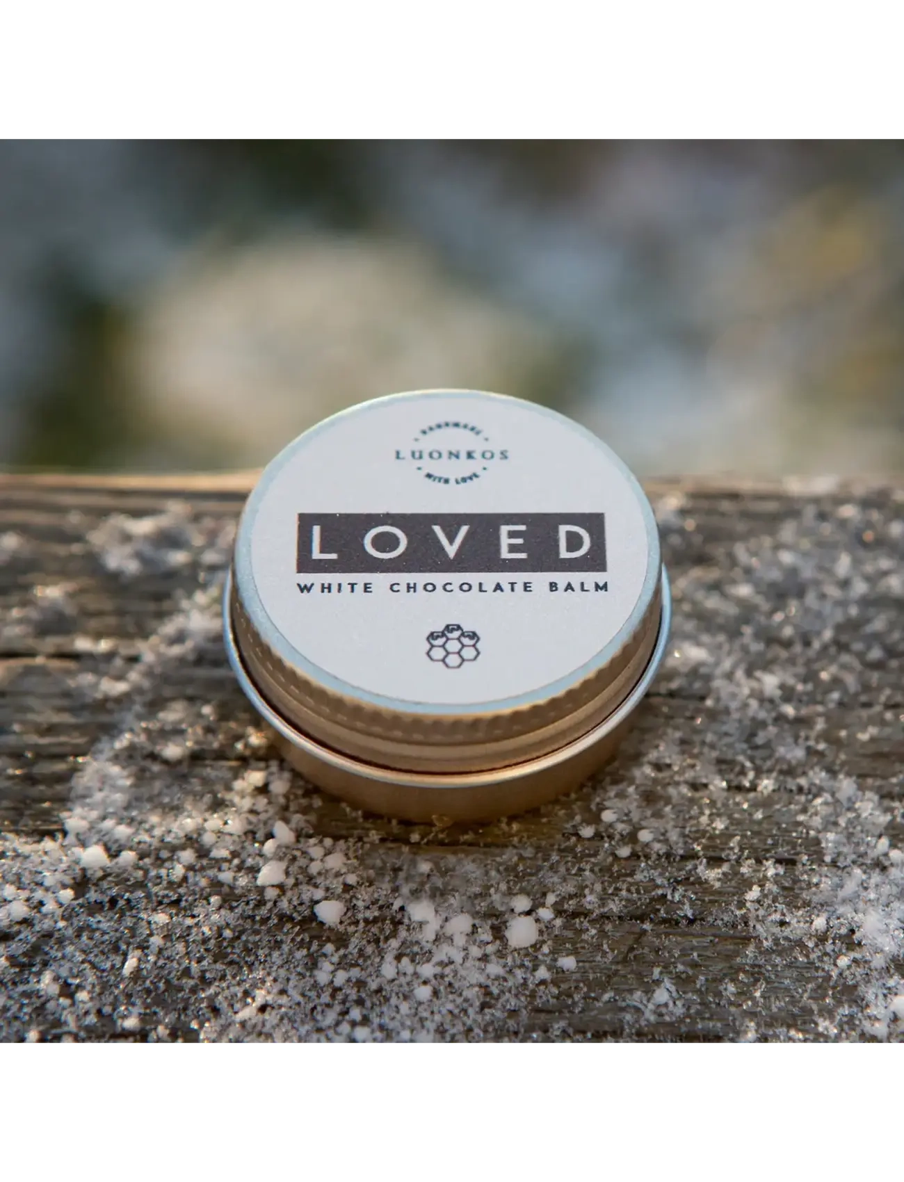 Luonkos - Loved white chocolate balm 10 ml - lūpu balzams - white - 2