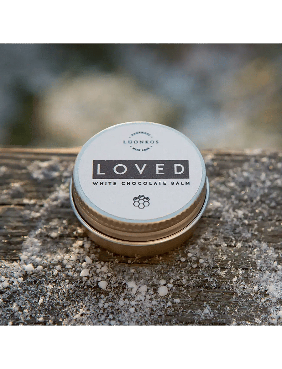 Luonkos - Loved white chocolate balm 10 ml - huulepalsamid - white - 2
