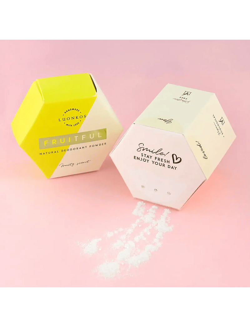 Luonkos - Fruitful deodorant powder, fruity scent, forest microbes - pulgad ja kreemid - clear - 2