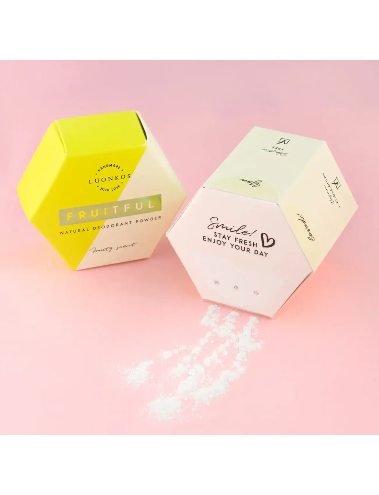 Luonkos - Fruitful deodorant powder, fruity scent, forest microbes - puikot & voiteet - clear - 2