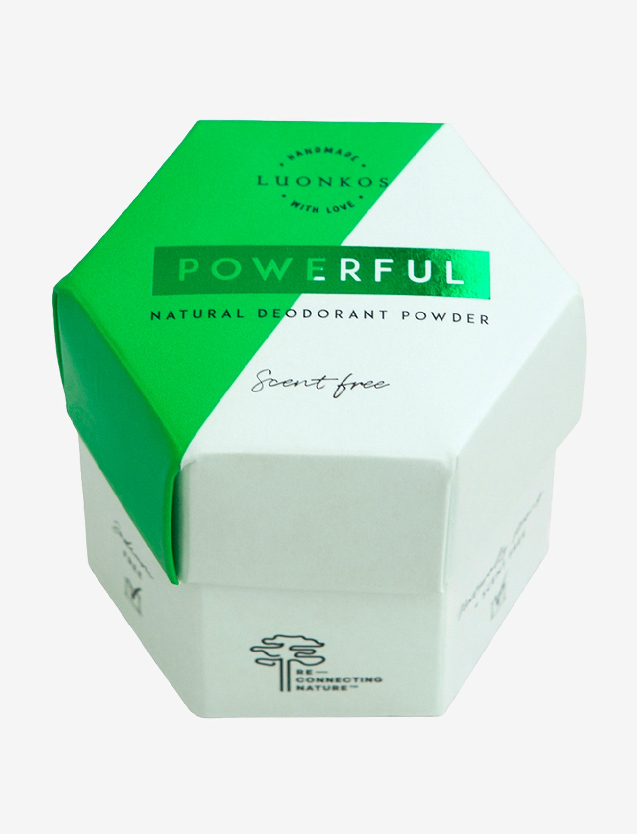 Luonkos - Powerful natural deodorant powder, scent-free, forest microbes - deostift & krämer - clear - 0