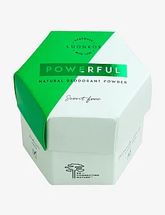 Powerful natural deodorant powder, scent-free, forest microbes, Luonkos