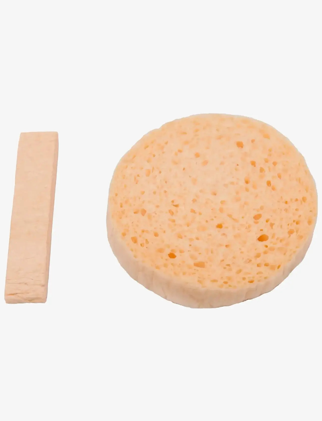 Luonkos - Ecological cleansing sponge 2 pcs - Ögonsminkborttagning - yellow - 1