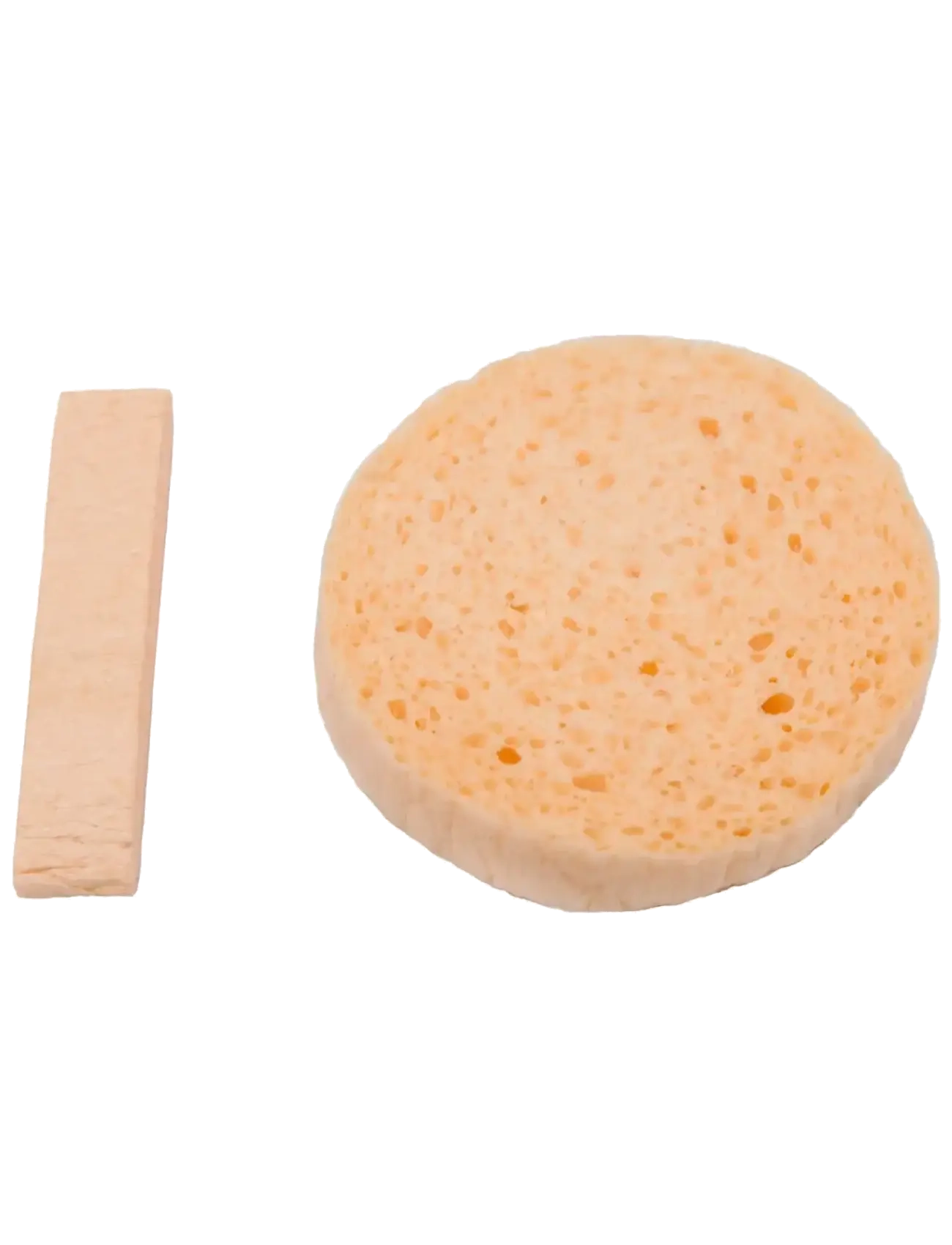 Luonkos - Ecological cleansing sponge 2 pcs - acu kosmētikas noņēmēji - yellow - 1