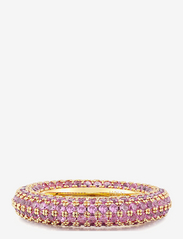 Pave Amalfi Ring- Pink- Gold- Size 6 - PINK-GOLD