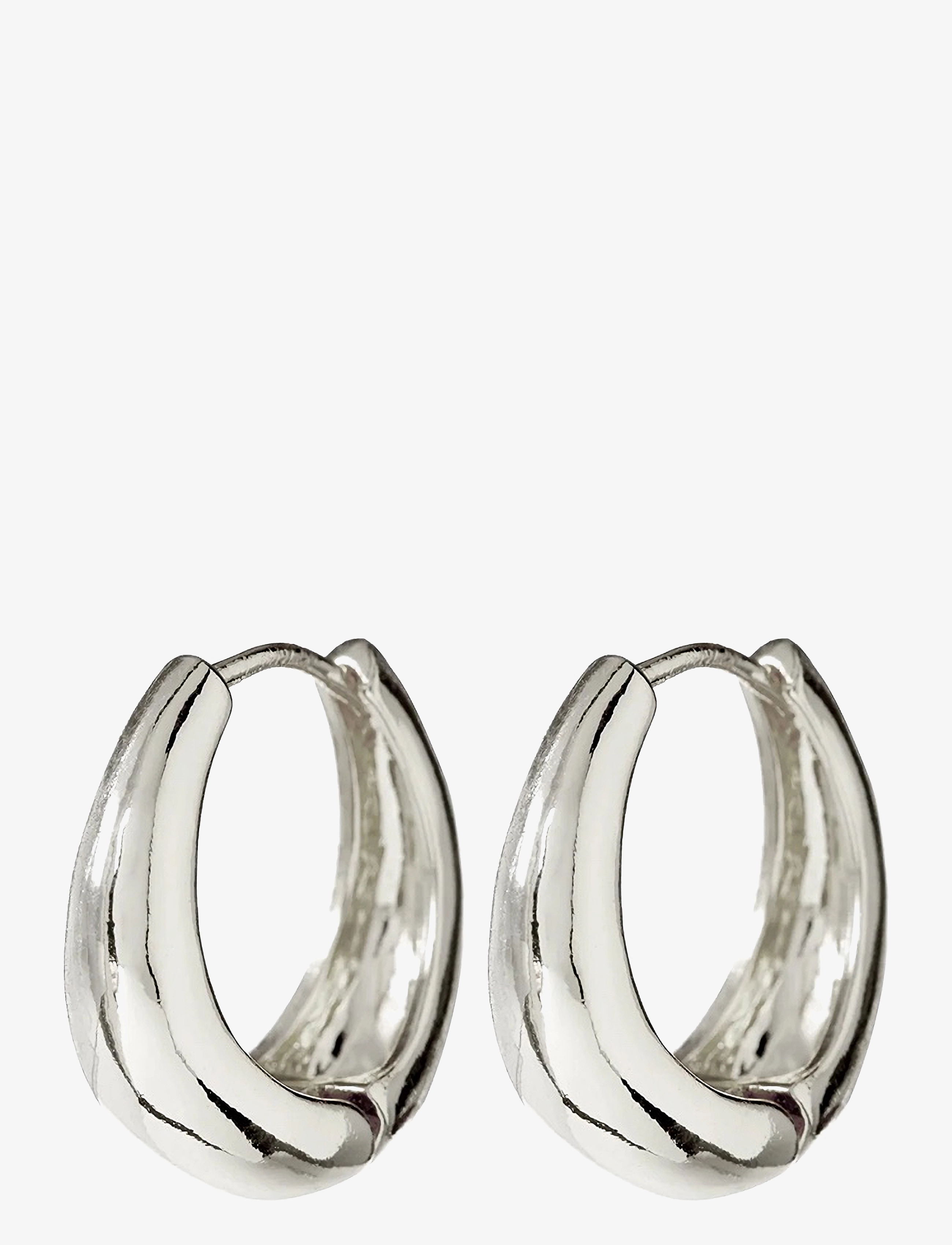 LUV AJ The Marbella Hoops, One Size, Silver, Øreringe > Creoler, Dame