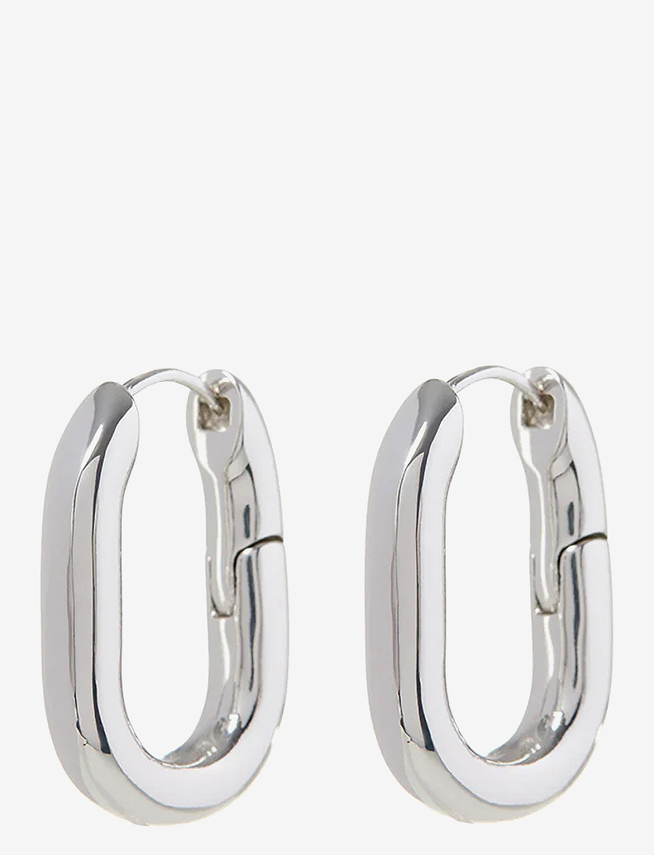 LUV AJ - XL CHAIN LINK HOOPS-SILVER - kreolen - silver - 0