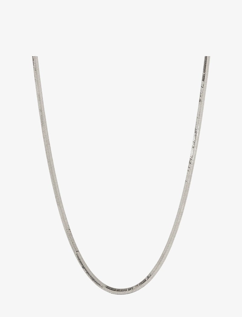 LUV AJ - THE CLASSIQUE HERRINGBONE CHAIN-SILVER - lenkekjeder - silver - 0