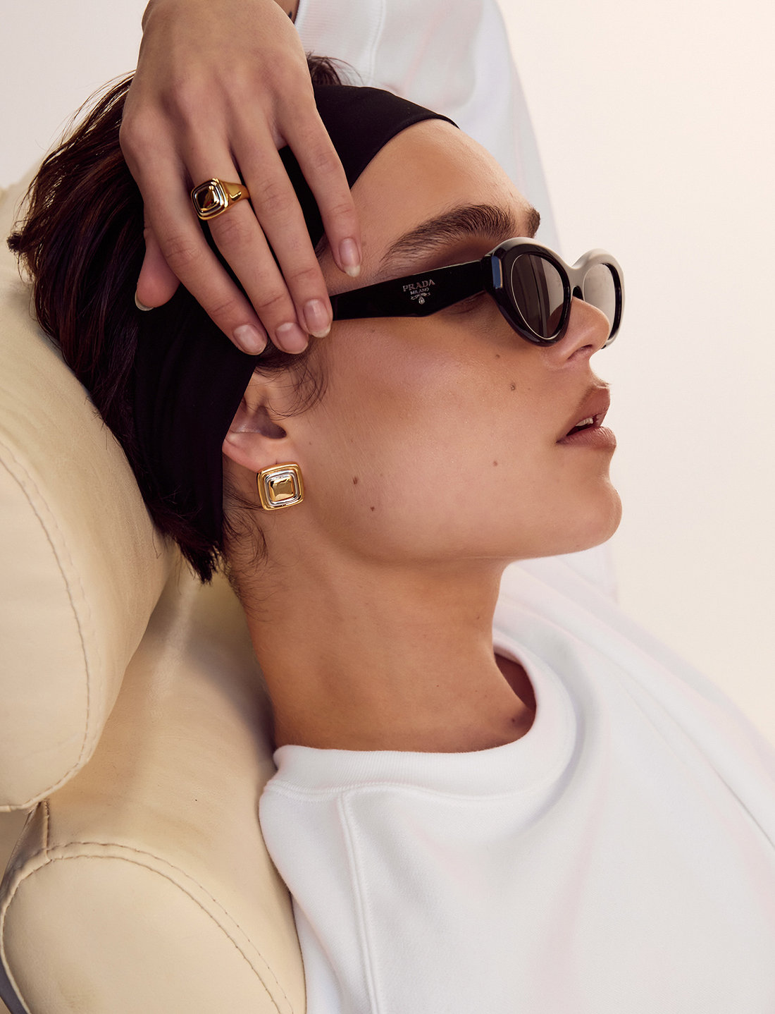 LUV AJ - Dalia Two-Tone Ring- Gold - ringe - gold - 4