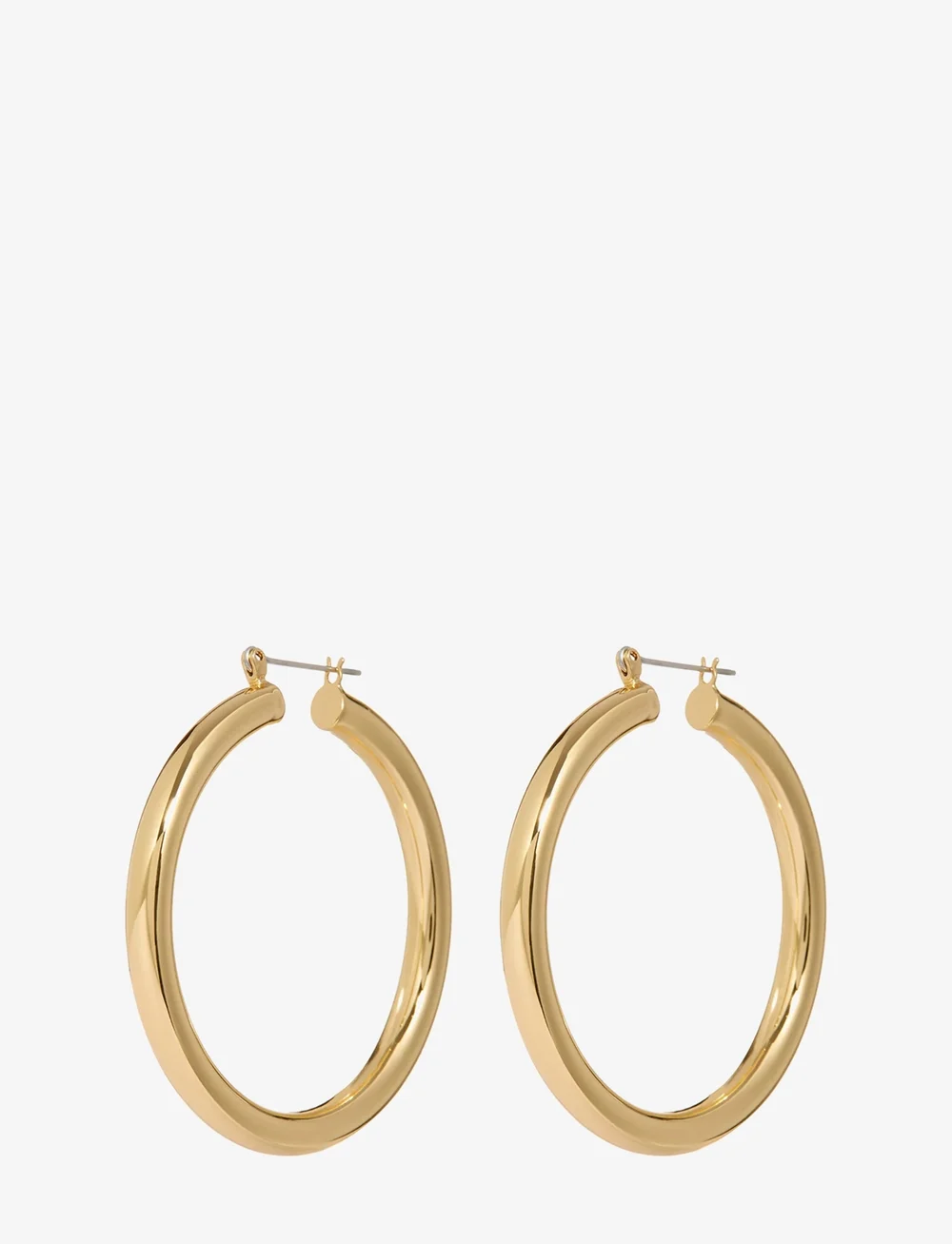 LUV AJ - THE AMALFI TUBE HOOPS-14K ANTIQUE GOLD - creoler & hoops - 14k antique gold - 1