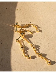 LUV AJ - The Estelle Double Chain Studs- Gold - pendant earrings - gold - 3