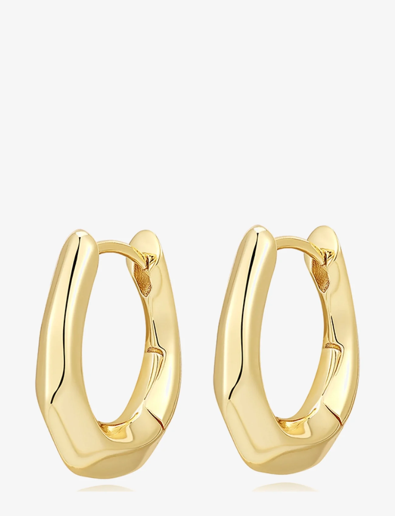 LUV AJ - The Mini Delphine Hoops- Gold - creoler & hoops - gold - 0