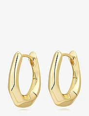 LUV AJ - The Mini Delphine Hoops- Gold - creoler & hoops - gold - 0