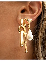 LUV AJ - The Pearl Star Studs- Gold - pearl earrings - gold - 1