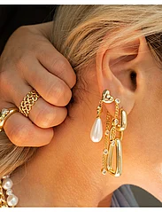 LUV AJ - The Pearl Star Studs- Gold - pearl earrings - gold - 2