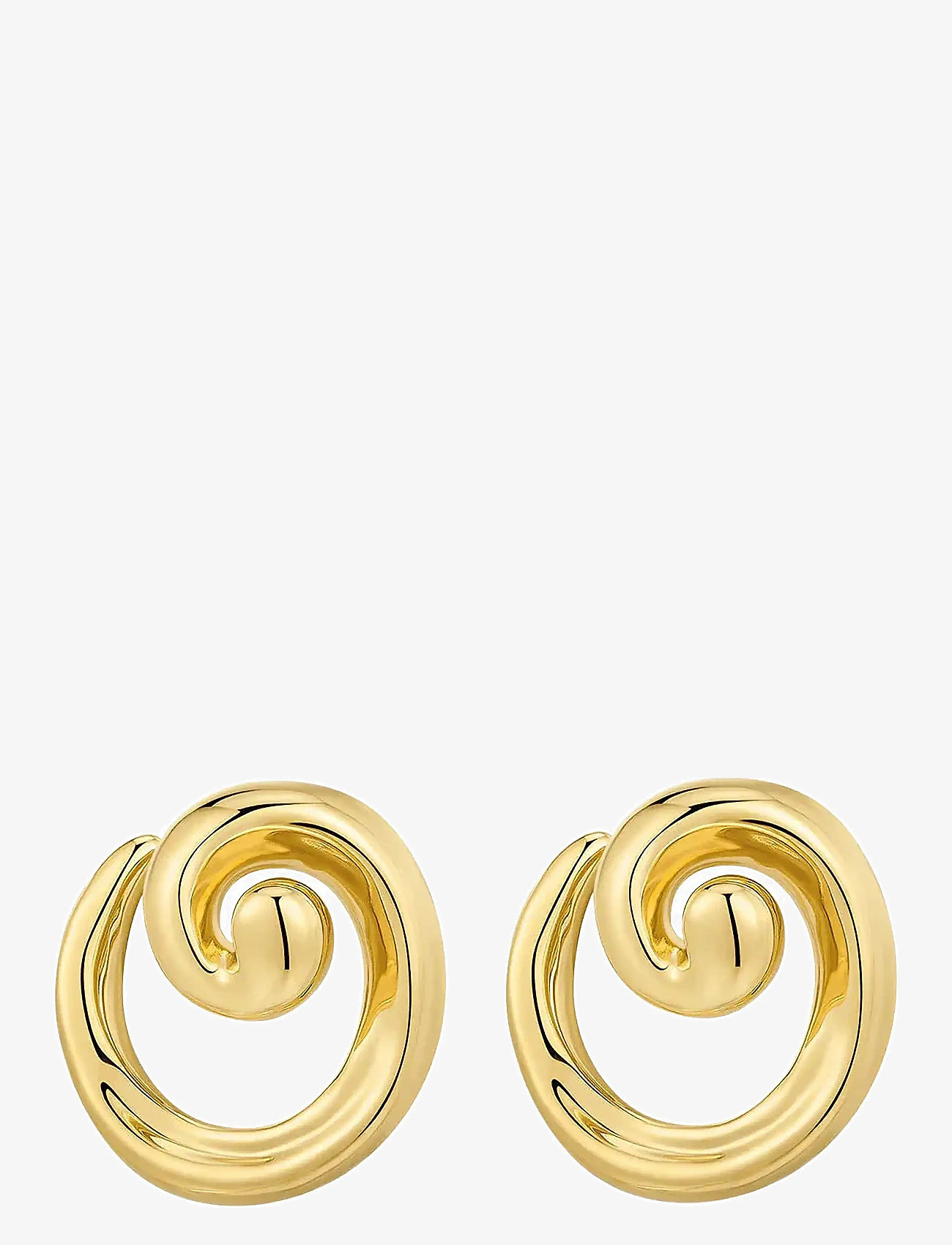 LUV AJ - The Seashell Coil Studs- Gold - ohrstecker - gold - 0
