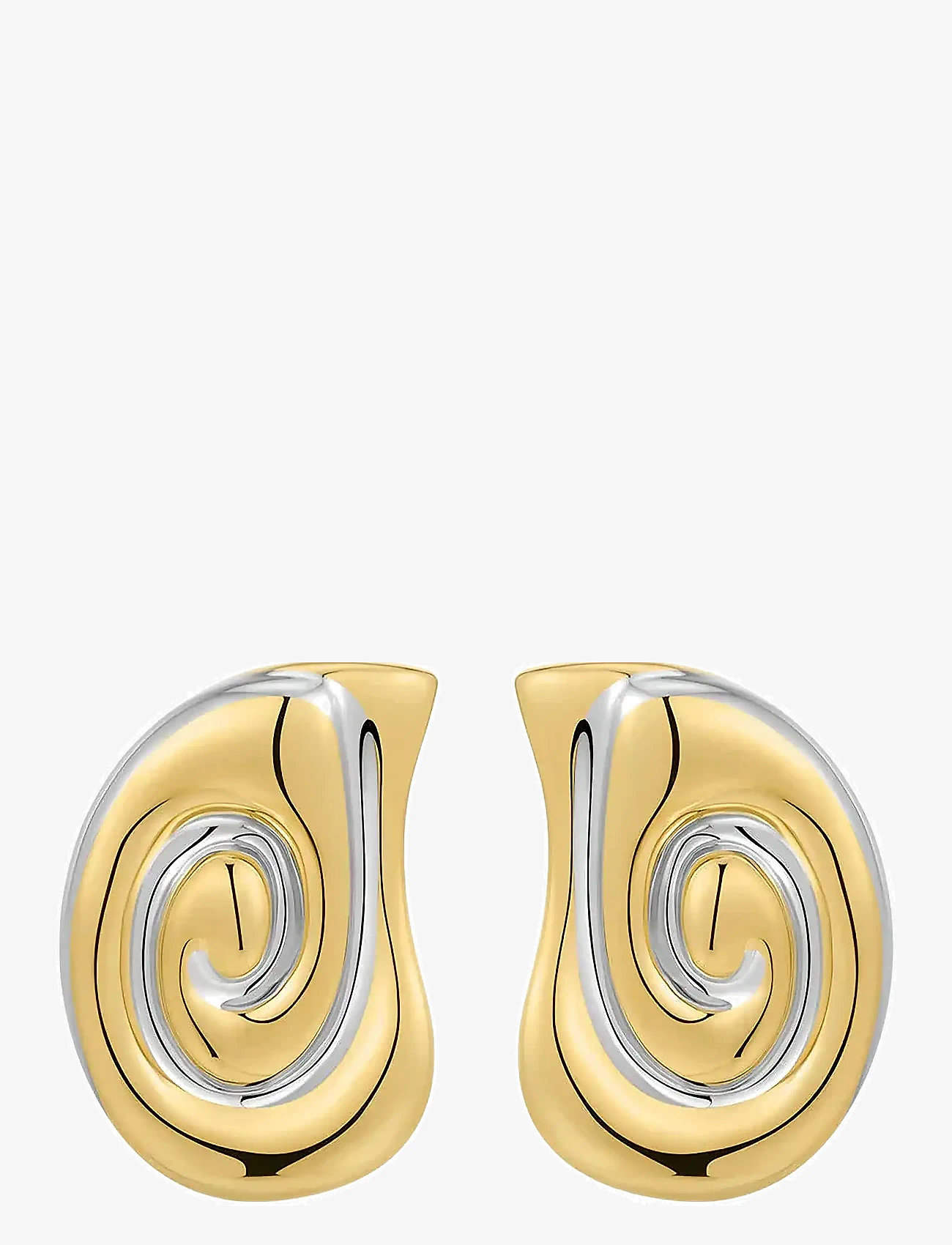 LUV AJ - The Two-Tone Coquille Studs - naastkõrvarõngad - combo - 0