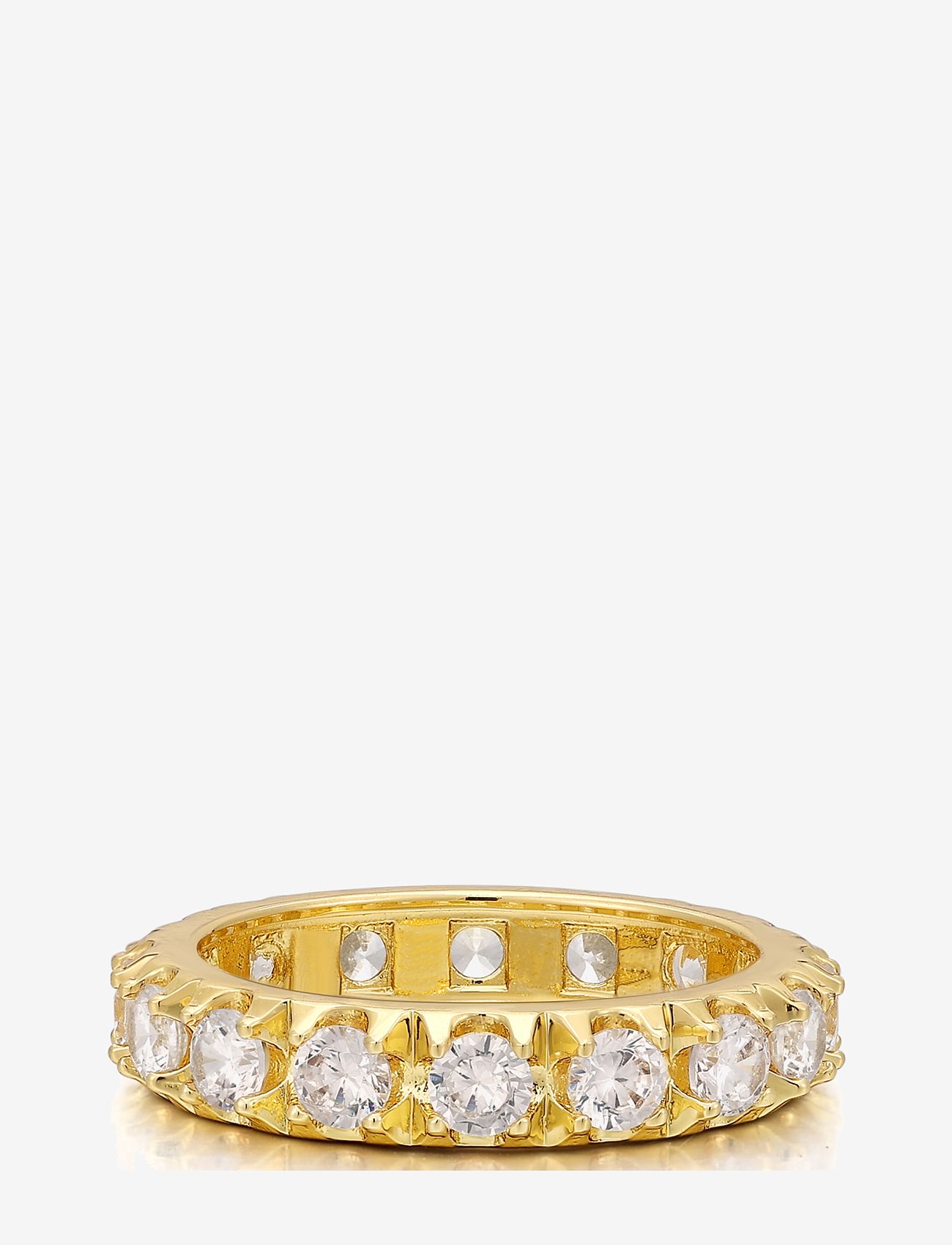 LUV AJ - Pyramid Stud Ring Set- Gold- Size 8 - gold - 3