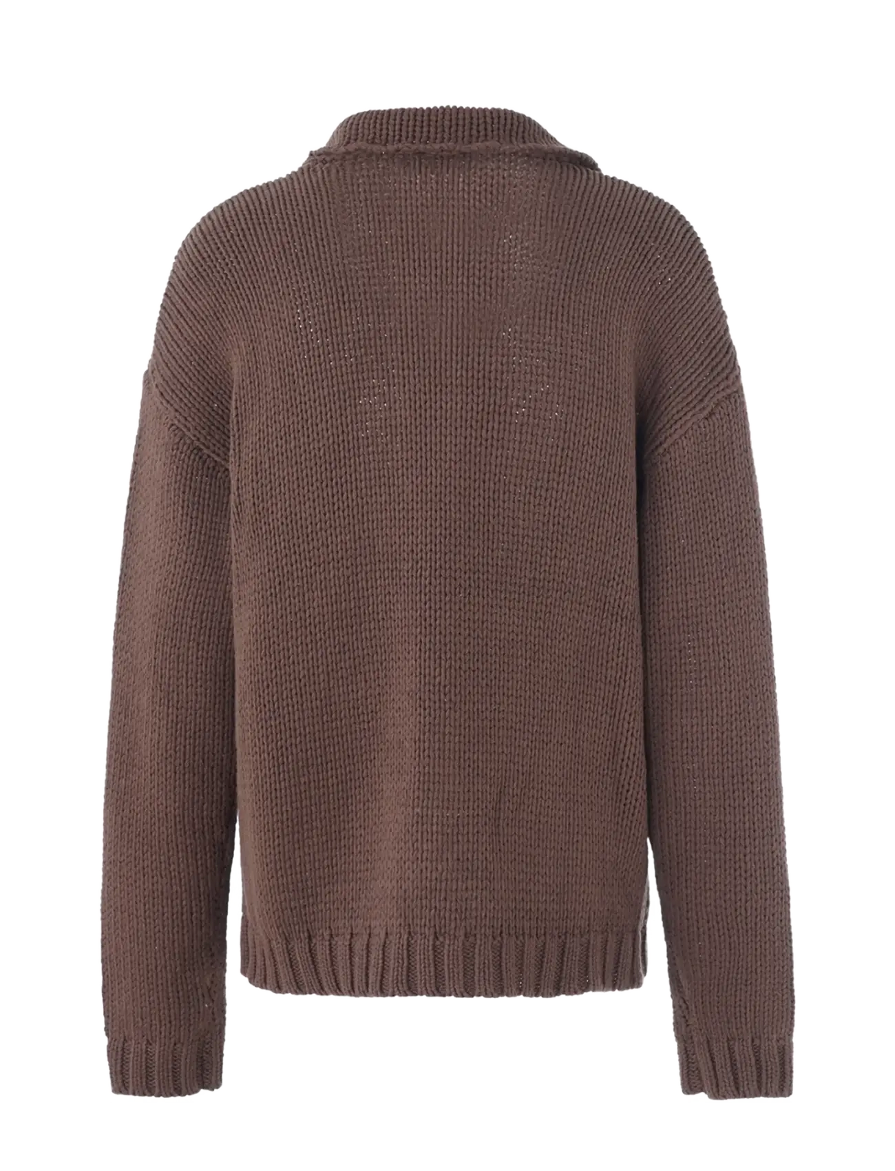 Luxzuz - Beatriz Knit - herbstliche kleidung - coffee bean - 2