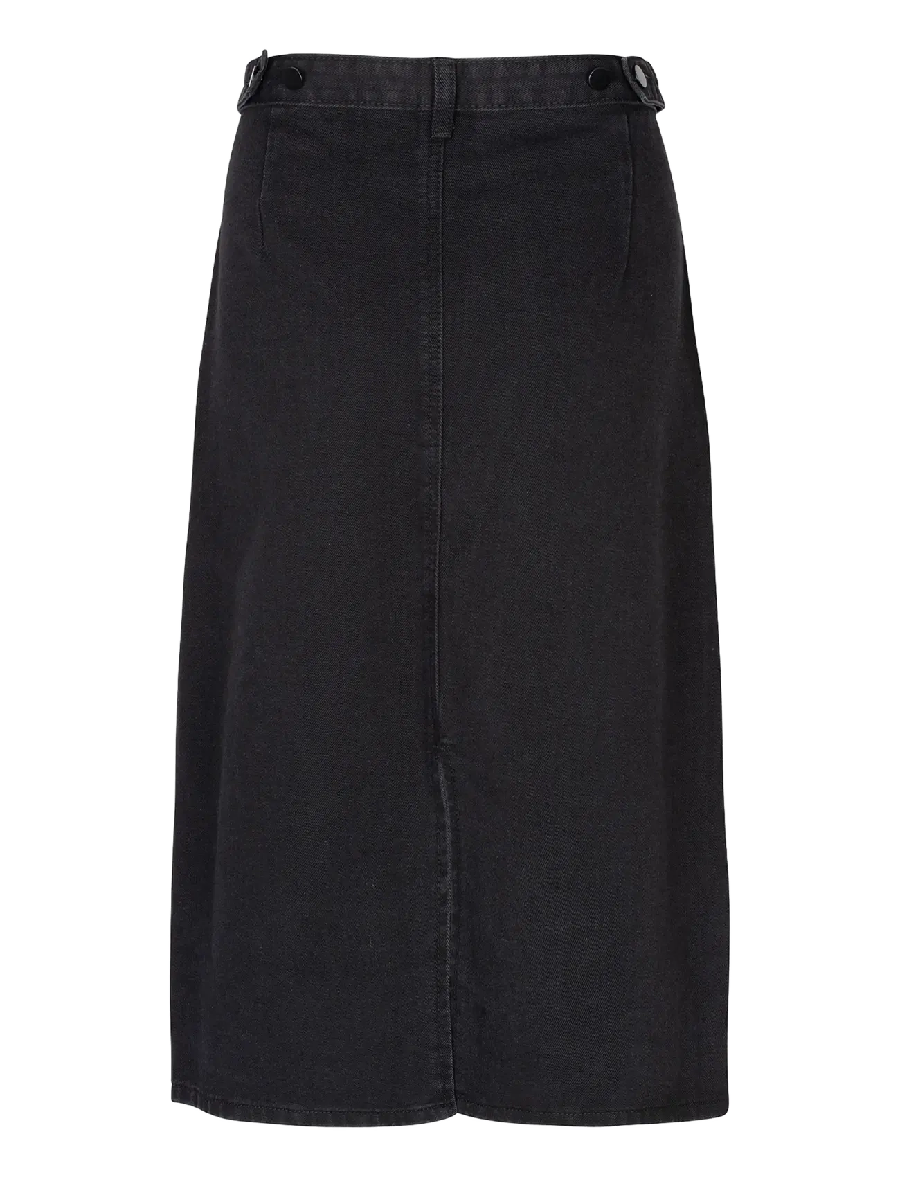 Luxzuz - Jeansor Skirt - jeansröcke - 999 black - 2