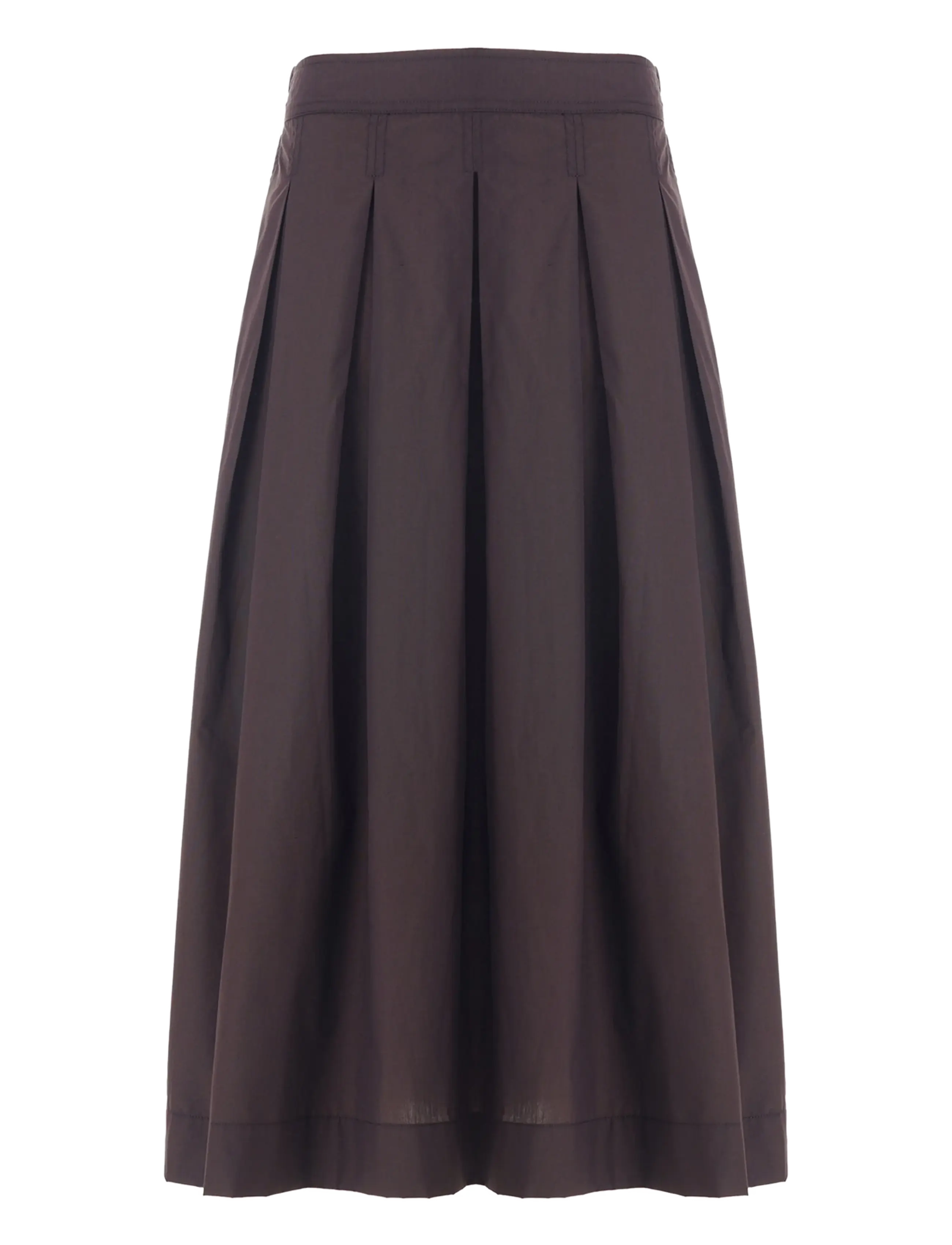 Luxzuz Jansine Skirt - Business tøj - 793 CHOCOLATE PLUM / brown