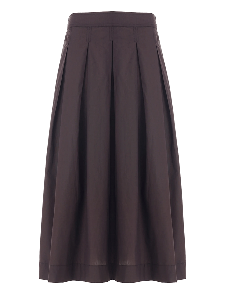 Luxzuz - Jansine Skirt - faltenröcke - 793 chocolate plum - 1