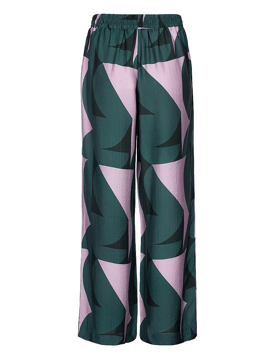 Luxzuz - Eilee Pant - vida byxor - 636 jungle green - 1