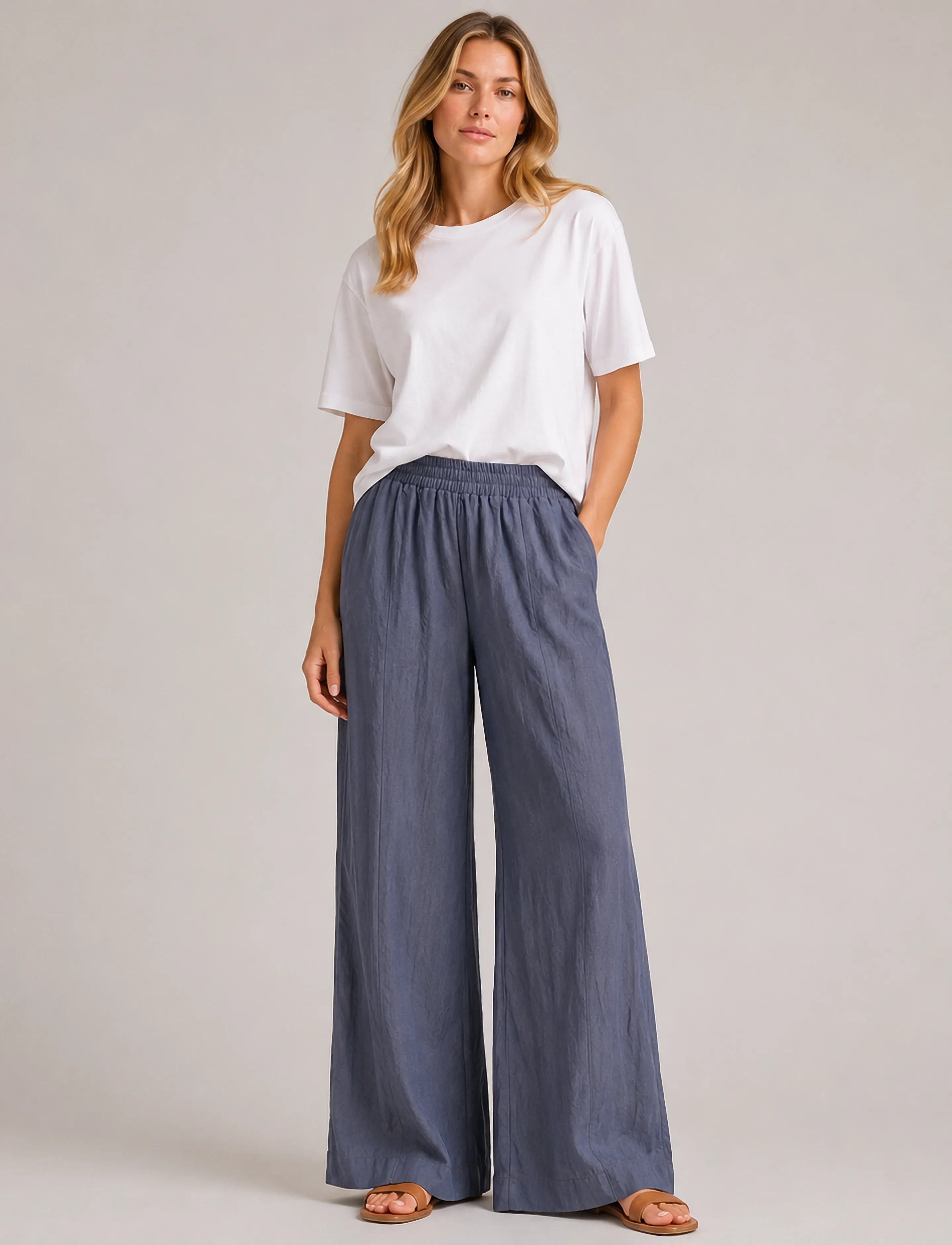 Luxzuz Donna Pant - Bukser - 528 TRADEWINDS / blue