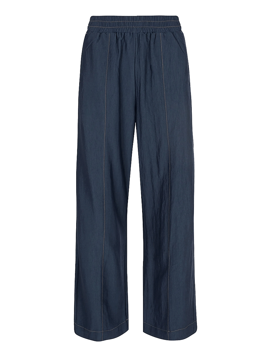 Luxzuz - Donna Pant - hosen mit weitem bein - 568 mood indigo - 1
