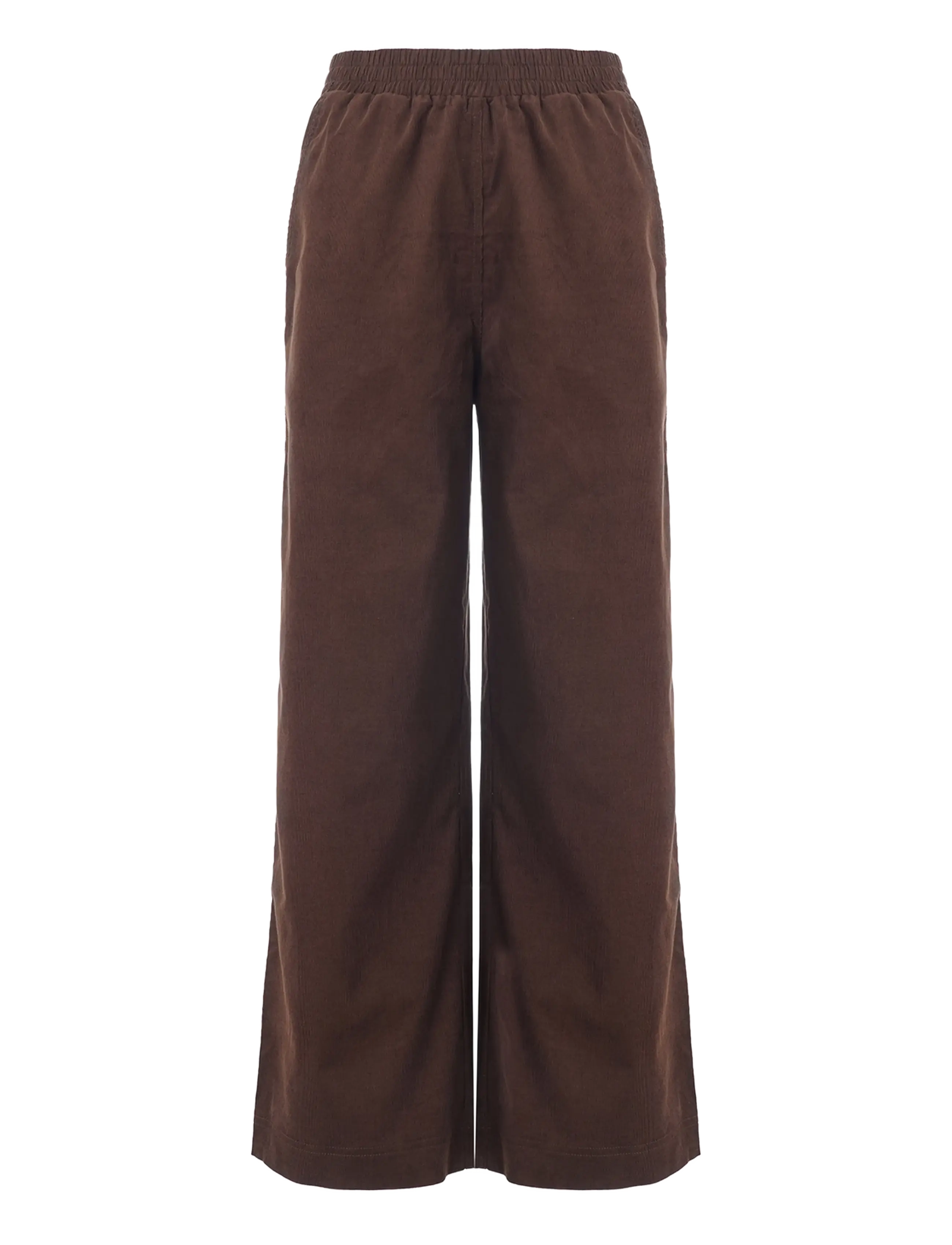 Luxzuz - Eicord Pant - bukser med brede ben - 766 chicory coffee - 1