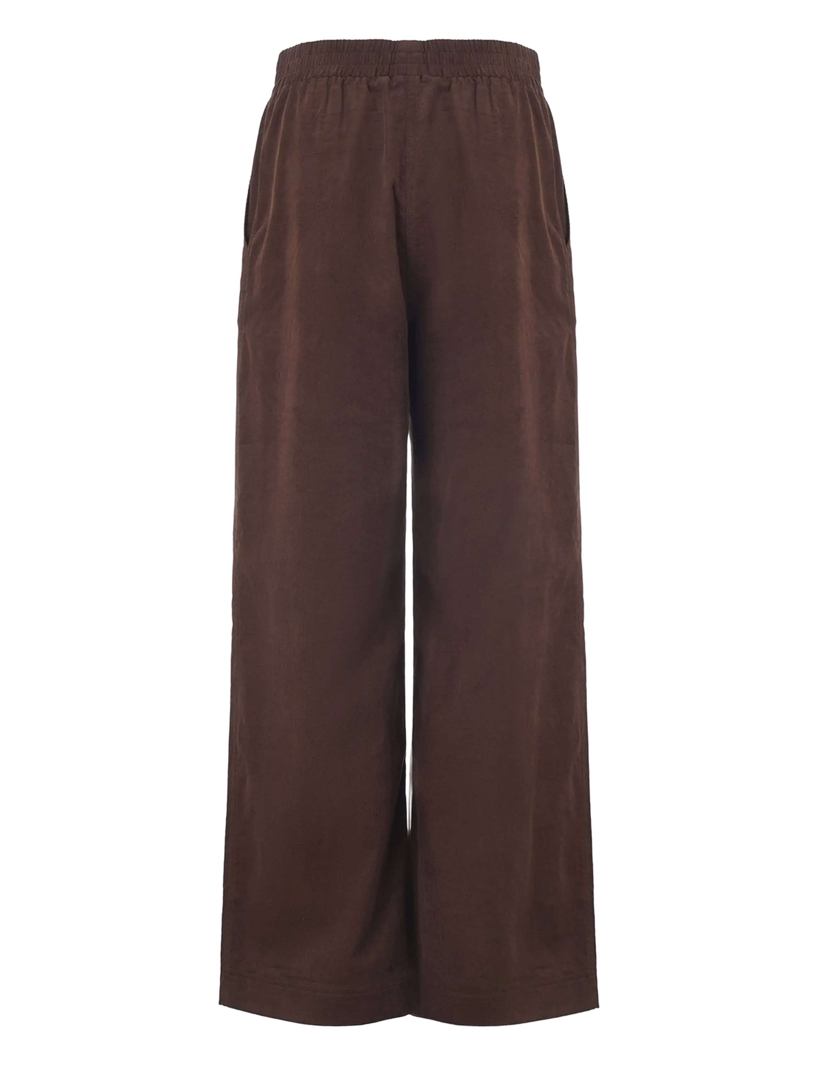 Luxzuz - Eicord Pant - bukser med brede ben - 766 chicory coffee - 2