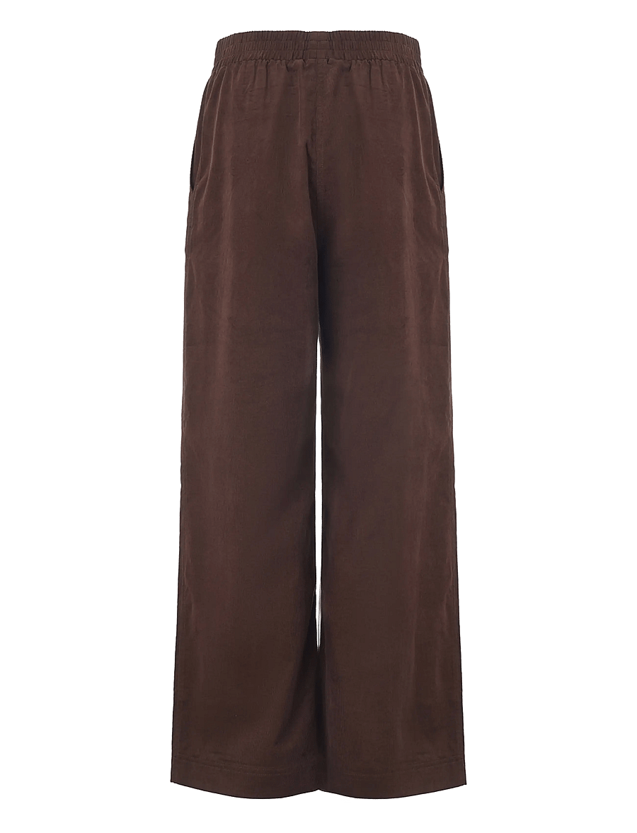 Luxzuz - Eicord Pant - bukser med brede ben - 766 chicory coffee - 2