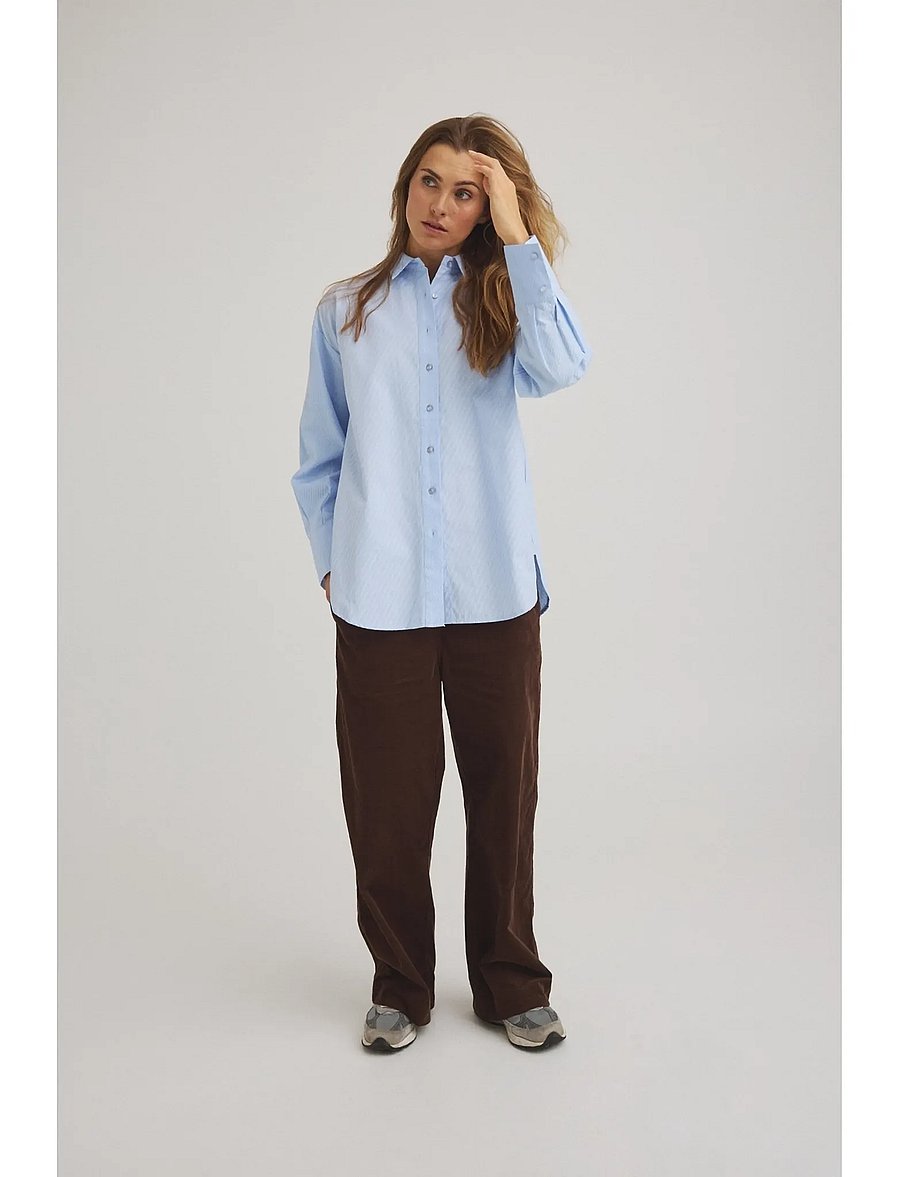 Luxzuz - Eicord Pant - bukser med brede ben - 766 chicory coffee - 0