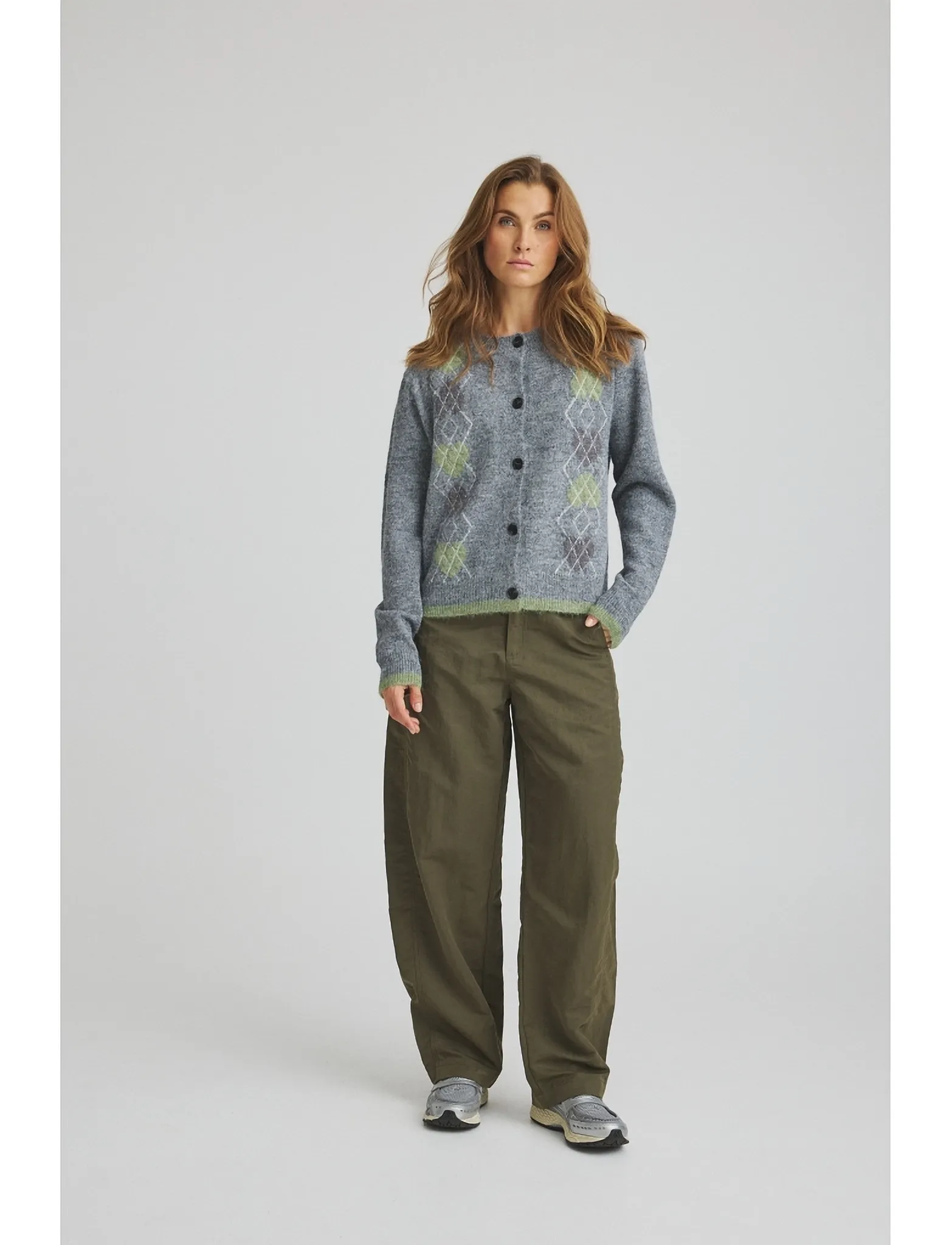 Luxzuz - Sylvie Pant - kvinder - dusty olive - 0