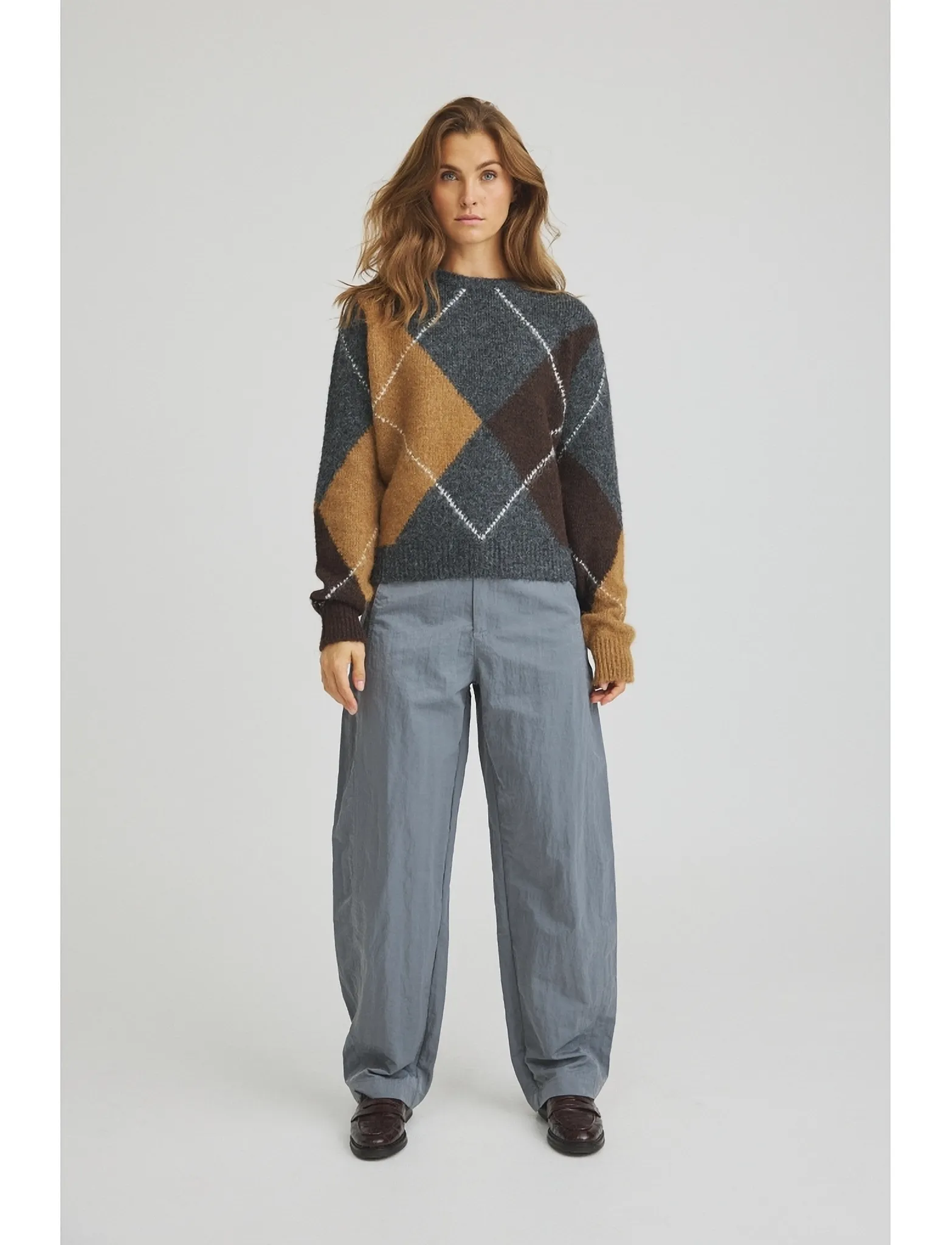 Luxzuz Sylvie Pant - Bukser - SMOKED PEARL / grey