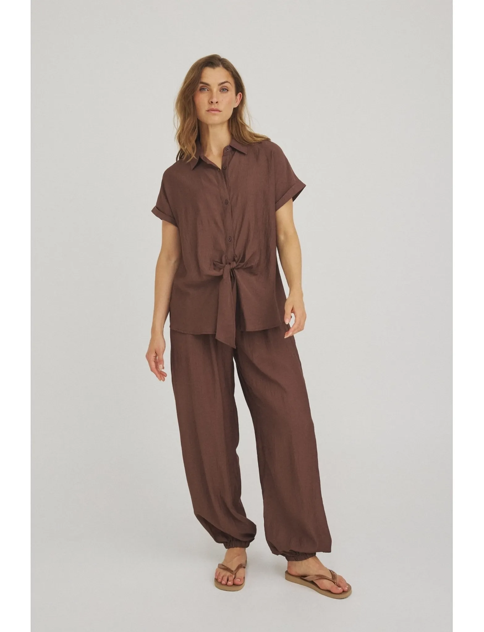 Luxzuz - Adolphi Pant - laveste priser - dark brown - 0