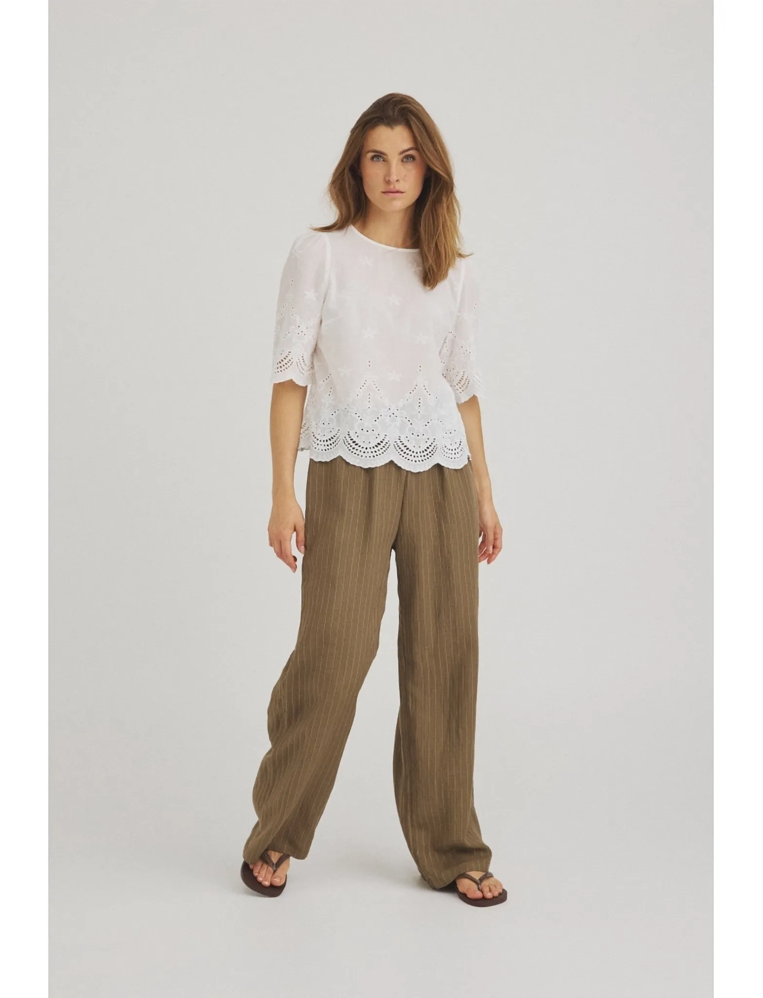 Luxzuz Vanda Pant - Byxor - ARMY GREEN / khaki/green