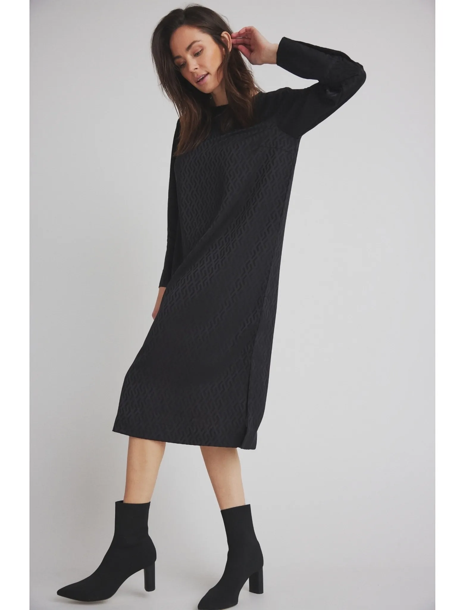 Luxzuz Albinano Dress - Business tøj - 999 BLACK / black