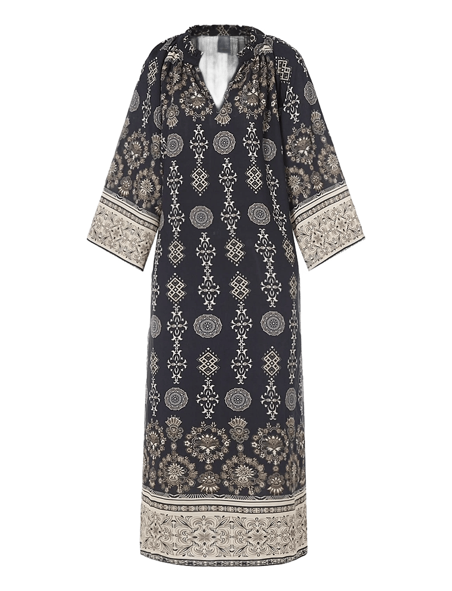 Luxzuz - Salinan Dress - sommerkleider - 999 black - 0